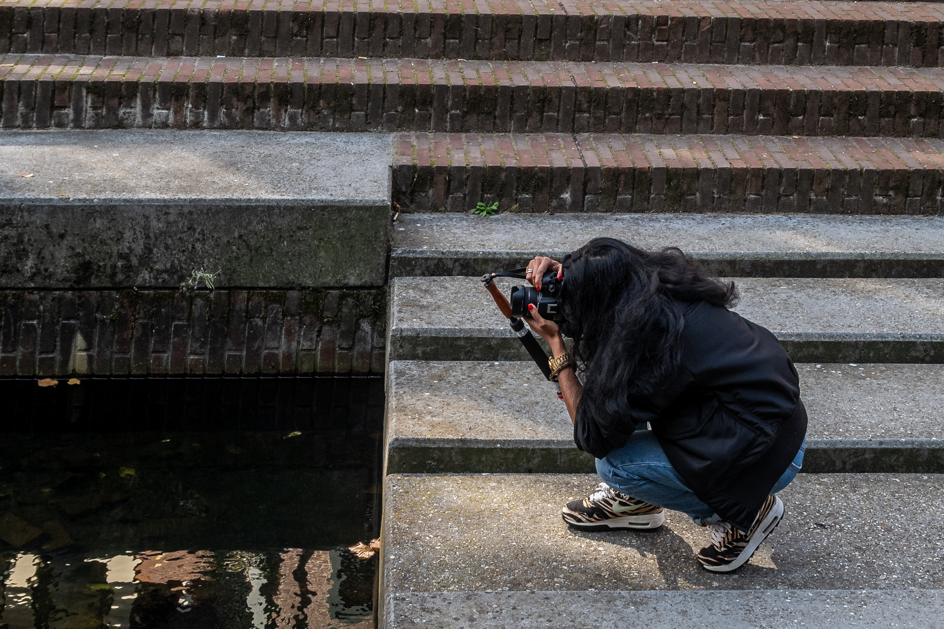 Fotograaf bij de Sins Jansbeek in Arnhem
